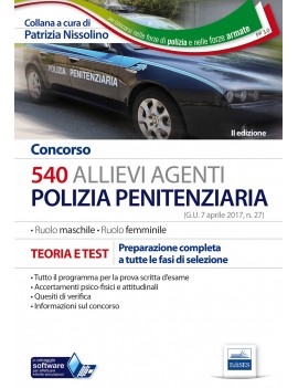 540 ALLIEVI E AGENTI POLIZIA PENITENZIAR