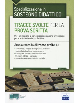 EDITEST. TRACCE SVOLTE PER LA PROVA SCRI