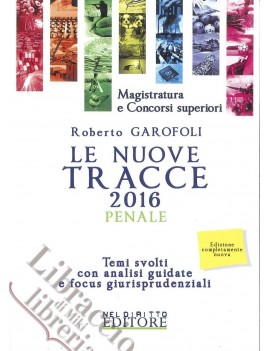 NUOVE TRACCE PENALE 2016