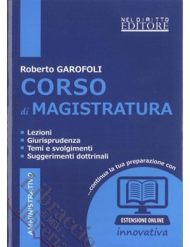 CORSO DI MAGISTRATURA AMMINISTRATIVO '16