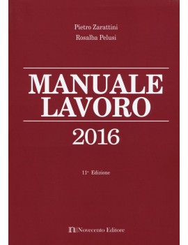 MANUALE DEL LAVORO 2016