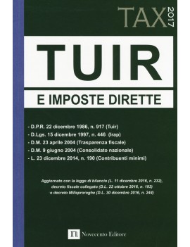 TUIR E IMPOSTE DIRETTE 2017