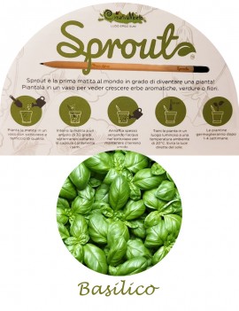 SPROUT - MATITA BASILICO PIANTABILE