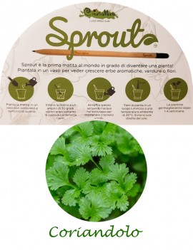 SPROUT - MATITA CORIANDOLO PIANTABILE