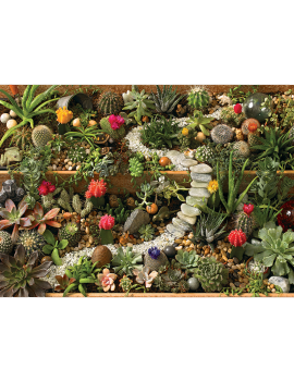 SUCCULENT GARDEN PUZZLE 1000 pz