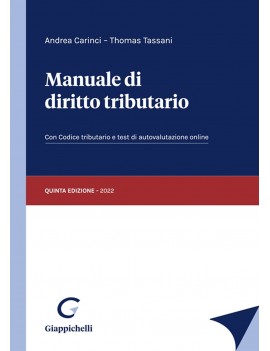 MANUALE DI DIRITTO TRIBUTARIO 2022