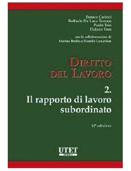 DIRITTO DEL LAVORO 2 2022 il rapporto di lavoro subordinato