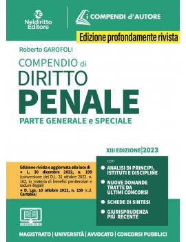 COMPENDIO DI DIRITTO PENALE