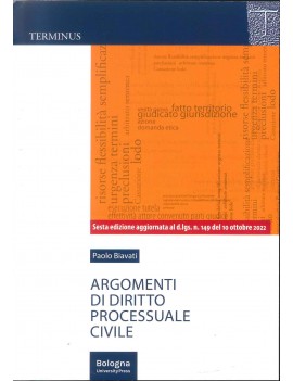 Argomenti di diritto proc civile 2023