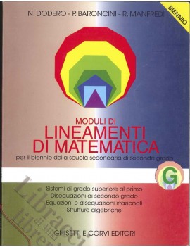 MODULI DI LINEAMENTI DI MATEMATICA G