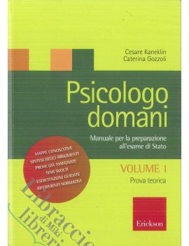 VE PSICOLOGO DOMANI. MANUALE PER LA PREP