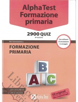 ALPHA TEST. FORMAZIONE PRIMARIA 2900 QUI